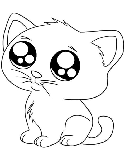 Pisica De Colorat Desene Cu Pisici De Colorat Planșe și Imagini De