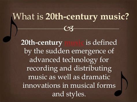 Music Of 20th Century