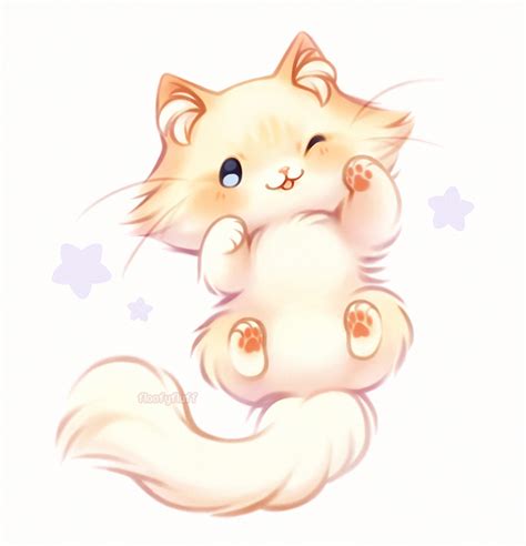 Ida 🌻 Ꮚ ꈊ Ꮚ Floofyfluff Twitter Kawaii Cat Drawing Cute