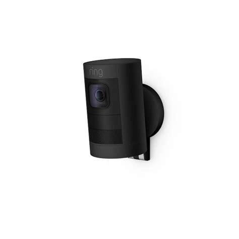 Ring Stick Up Cam Battery Black Wireless Smart Outdoor Security Camera