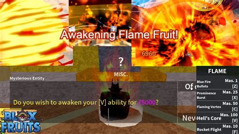 Awakening Flame Fruit Blox Fruits Total Fragments In Description