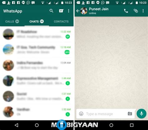 Whatsapp Gets Updated With Material Design Ui