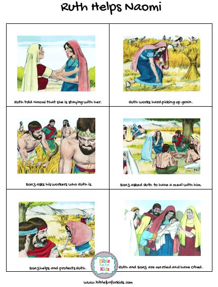 2 11 Ruth Bible Fun For Kids