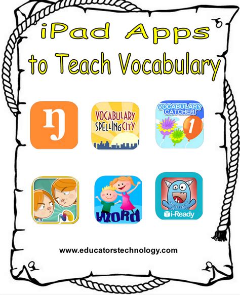 6 Good Ipad Apps For Teaching Vocabulary To Young Learners