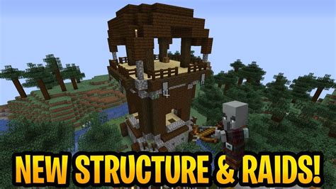 Kill the pillagers and find the leader. Minecraft 1.14 Illager Raids & Pillager Outpost 18W47A ...