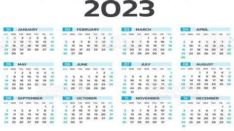 Kalender 2023 Momen Hari Libur Nasional Bulan Januari Hingga Desember