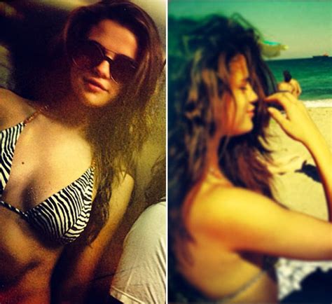 Pics Selena Gomezs Bikini Freedom — Sel Shows Some Sexy Skin In