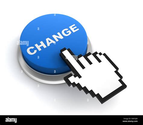 Change Button Concept 3d Illustration Stock Photo Alamy