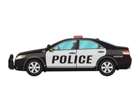 Royalty Free Police Car Clip Art Vector Images And Illustrations Istock