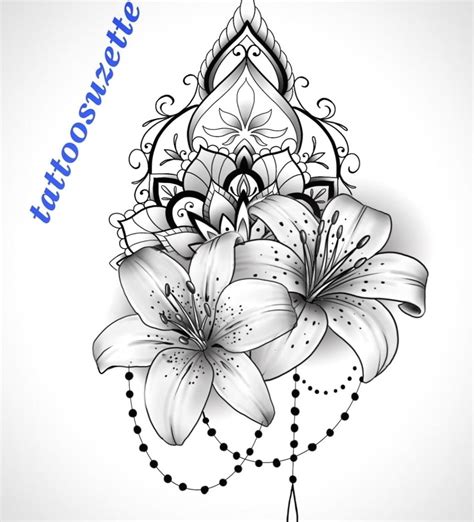 Mandala Flower Tattoo Design Mandala Flower Tattoos Flower Tattoo