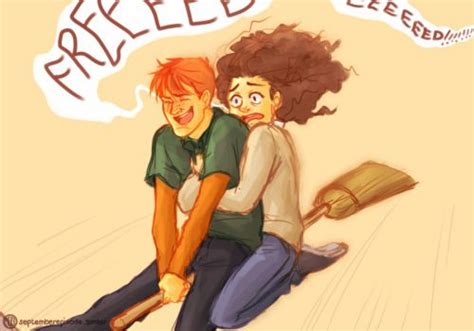 Fred Weasley And Hermione Granger Fan Art