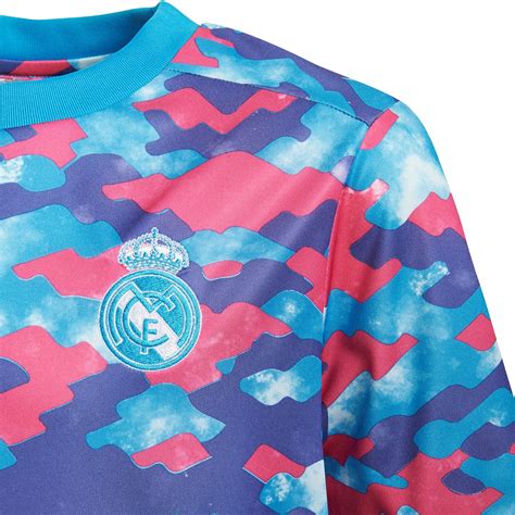 Adidas Real Madrid Pre Match Shirt 2021 2022 Junior