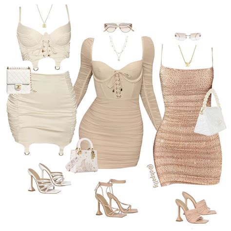 Nude Dress Outfit Shoplook Artofit