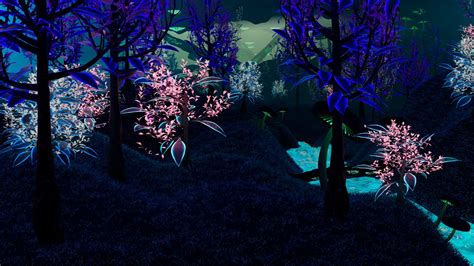 Artstation Bioluminescent Forest