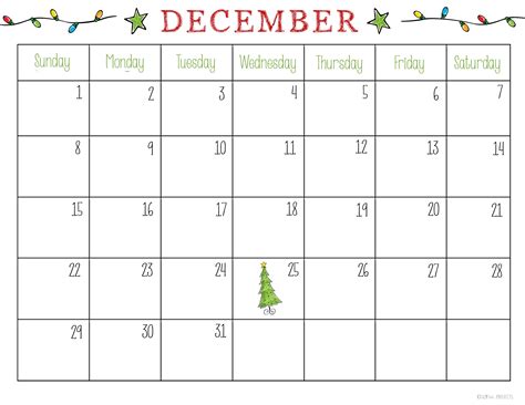 Free Printable Calendar With Holidays