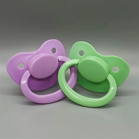 Adult Pacifier 2 Pack Adult Pacifiers Abdl Pacifier Ddlg Etsy