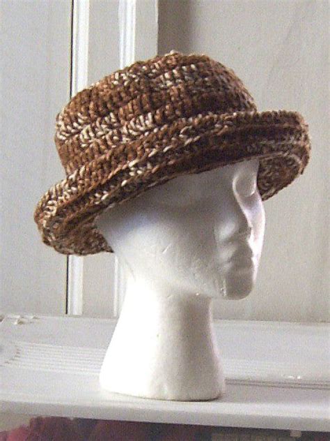 Brimmed Hat In 2020 Crochet Hat With Brim Womens Crochet Patterns
