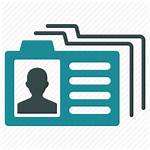 Icon Data User Record Profile Account Case