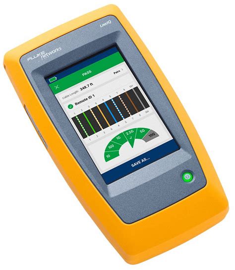 Fluke Networks Cable Network Tester Copper Cable Qualification Rj45