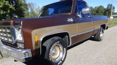 1977 Gmc Chevrolet Sierra Classic Swb Truck Nice And Solid Ps Pb