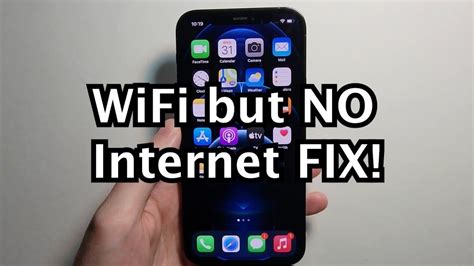Iphone Connected To Wifi But No Internet Solutions Youtube