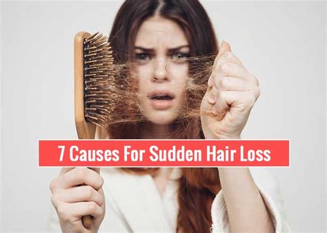 7 Causes For Sudden Hair Loss That You Should Know Revive Zone
