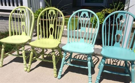 Ombre Chairs Done Using Instructions From Another Pinner Ombre