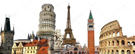 European Holidays Travelling Background — Stock Photo © Maugli 12820613