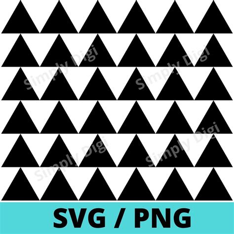 Chevron Triangles Triangle Zigzag Shape Print Pattern Svg Png Etsy
