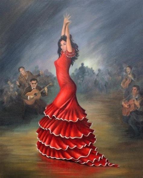 Flamenco Dancer Painting Flamenco Dancers Flamenco