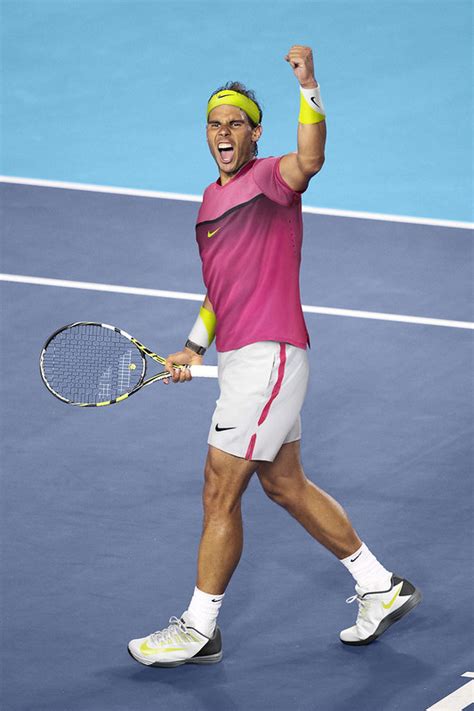 Rainer schuettler ger white shirt with green stripe vs. Australian Open 2015: Rafael Nadal Nike outfit : Tennis Buzz