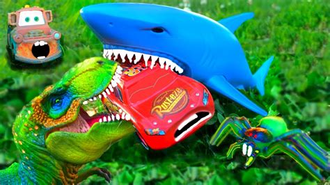 Disney Cars Lightning Mcqueen Dreams Chased Attacked Eaten By Shark