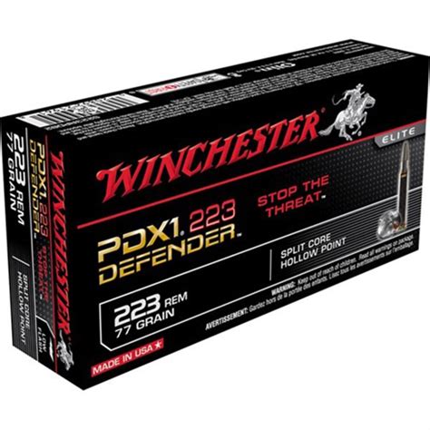 Winchester Pdx1 Defender 223 Remington Rifle Ammo