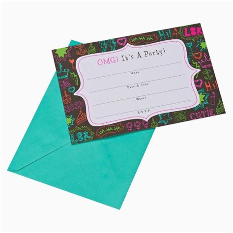 | every event whether it is a birthday party, an anniversary, a wedding reception or a conference requires invitations to be sent. Target Birthday Invitation Cards Omg It 39 S A Party Invitations 10 Count Target | BirthdayBuzz