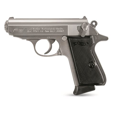 Walther Ppks Stainless Semi Automatic 380 Acp Rimfire 33 Barrel