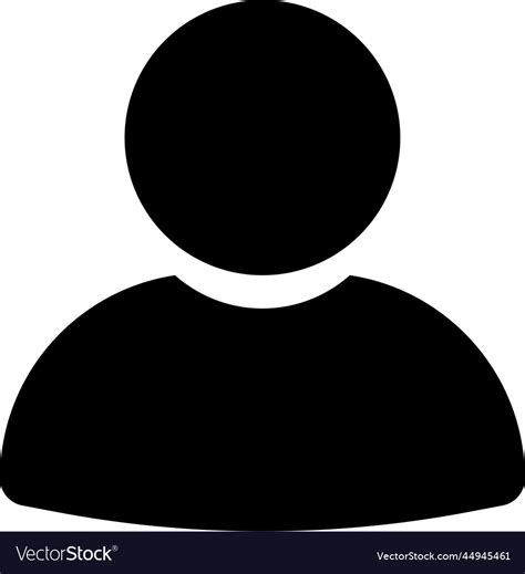Single Man Icon People Icon User Profile Symbol Vector Image