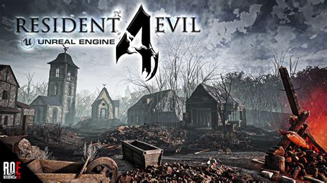 Resident Evil 4 Remake Unreal Engine 4 Village Graveyard Church