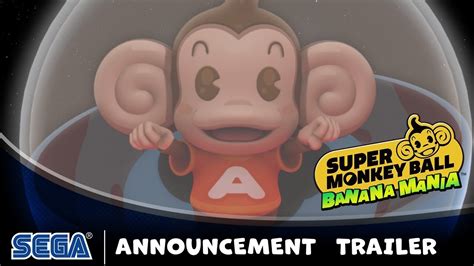 Super Monkey Ball Banana Mania Announce Trailer Youtube