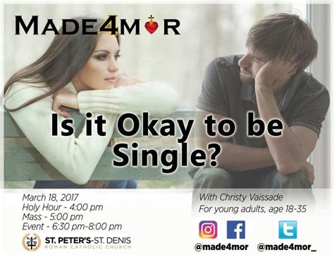 is it okay to be single catholicnyc