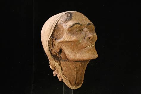 Original Art Replica Egyptian Female Mummy Head Custom Hand Made