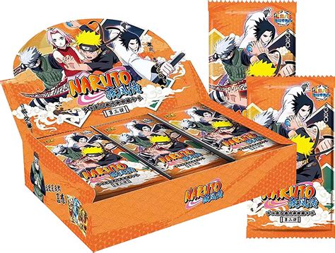 180 Tarjetas De Naruto Caja De Refuerzojuego Coleccionable Oficial De
