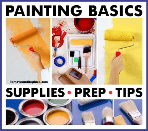 Painting Basics 101 Prep Tips And Supplies List