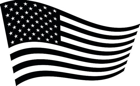 American Flag Line Art