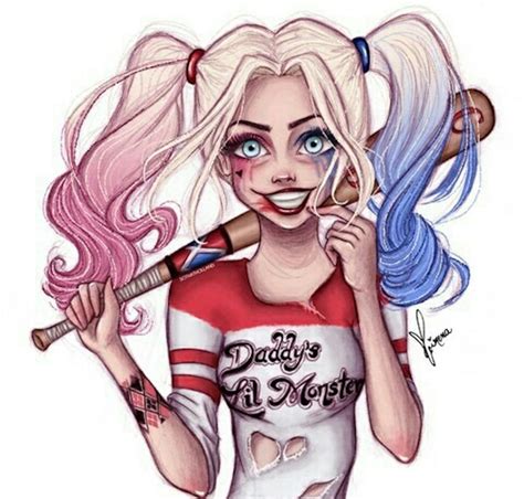 Fajarv Pictures Of Harley Quinn To Draw