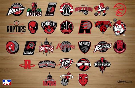 Reports dating back to august 2020 suggest the raptors will introduce an updated logo for the upcoming season, with the basketball recoloured red. All Nba Logos In One Picture