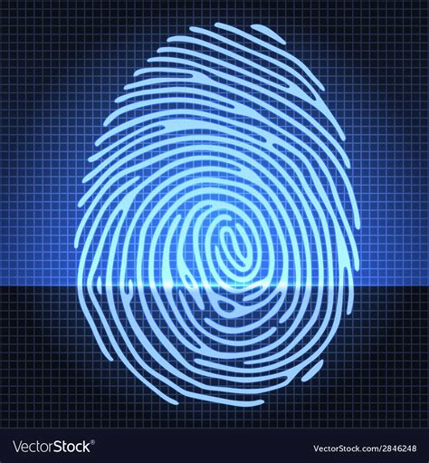 Fingerprint Royalty Free Vector Image Vectorstock