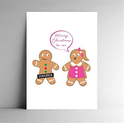 naughty christmas funny greeting cards etsy