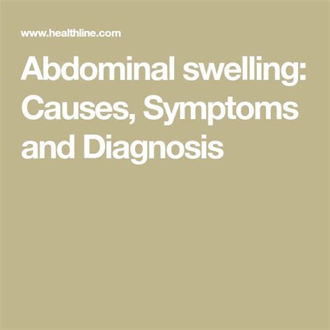 What You Need To Know About Abdominal Swelling Abdominal Bloating