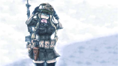 20 Anime Soldier Girl Wallpaper Baka Wallpaper