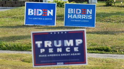 Biden Trump Political Signs A Hot Item In Erie County Pa